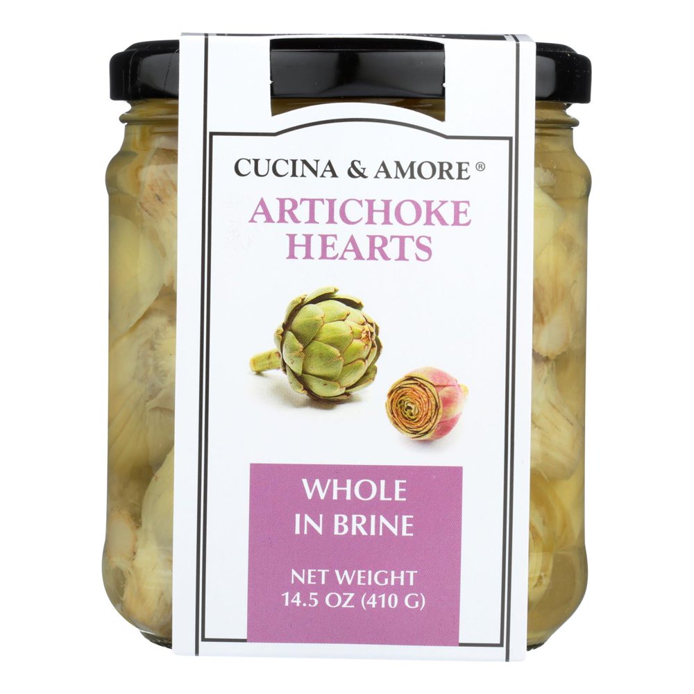 (Price/case)Cucina & Amore Artichokes Whole In Brine Case of 6 14