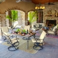 thumbnail image 6 of ARDEN Outdoor Deep Seat Cushion Set, 22 x 24, Water Repellent, Fade Resistant 22 x 24, Tan Leala, 6 of 12