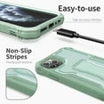 thumbnail image 4 of ExoGuard For iPhone 11 Pro Case, Phone Case with Screen Protector and Kickstand (Green), 4 of 7