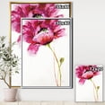 thumbnail image 2 of Grandes Fleurs Rouges - Toile Encadrée Florale, 2 of 3