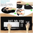 thumbnail image 5 of Black Mouse Pad Large Desk Mat Set, Funny Mouse Pad with Wrist Rest Keyboard Wrist Support XXL Mousepad Cup Coaster Set, Cute Office Desk Accessories Decor Supplies But Did You Document It, 5 of 13