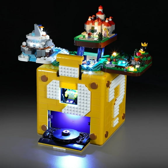 Light Kit for Lego 71395 Question Mark Building Set, Compatible with Lego 71395 Building Blocks Model(Not Include Blocks Set)