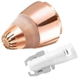 thumbnail image 2 of Eyebrow Hair Remover Replacement Heads Compatible with Finishing Touch Flawless Brows Eyebrow Facial Hair Removal Tool for Women, Rose Gold - 4 Count, 2 of 9