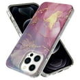thumbnail image 2 of iPhone 13 Pro Case,Dteck Shockproof Rubber Marble Pattern Bling Glitter Cover Lightweight Protective Back Phone Case for Apple iPhone 13 Pro 6.1-inch,#01, 2 of 6