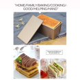 thumbnail image 3 of Molde Para Pan Rectangular, Fuelle Antiadherente De Acero Al Carbono Con Tapa, Caja Para Tostadas, Molde Para Pan, Herramienta Ecológica Para Hornear Pasteles Minnieouse HA021206-00, 3 of 7