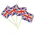 thumbnail image 3 of Oubit Union Jack Mini Flags,100Pcs Union Jack Mini Mini UK Flags British Toothpick Flags Compact and Lightweight, 3 of 9