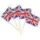 thumbnail image 3 of Bandera Del Reino Unido En Palo, Lindas Mini Banderas De Mano, Ligeras, Delicadas, 100 Piezas Multifuncionales Para Magdalenas Para Fiestas, 3 of 8