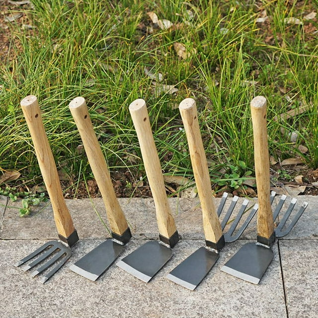 Sentmoon Kids Gardening Tools Weeder Tool Household Gardening Weeding Agricultural Tools Weeding Digging Planting Vegetables Small Hoes Gods Implement Dualpurpose