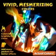 thumbnail image 2 of (6 Pack) Magic Campfire Fire Color Changing Packets for Fire Pit, Indoor/Outdoor Fireplace, Bonfire - Rainbow Magical Flame, Camping Accessory, Compatible with Wood, 2 of 7