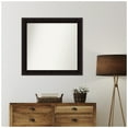 thumbnail image 3 of Amanti Art Custom Wall and Bathroom Mirror (33.75 x 35.75 in.), Portico Espresso Frame, 3 of 7