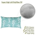thumbnail image 2 of Majestic Home Goods Sea Horse Indoor Outdoor Small Decorative Throw Pillow, 2 of 6