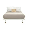 thumbnail image 2 of Alpine Furniture Madelyn Queen Slat Back Wood Platform Bed in White, 2 of 5