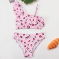 thumbnail image 2 of Summer Savings Clearance! Edvintorg Girls' Swimwear 8-14Years Summer New 2024 Two Pieces Bathing Suit Teenage Swimsuits Fashion Cute Flowers Print Ruffles Sleeveless Bikini Set, 2 of 7