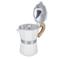 thumbnail image 3 of Cafetera para cocina, cafetera Moka para cocina, cafetera Moka de aluminio para el hogar, 150ml, 3 tazas, 3 of 10