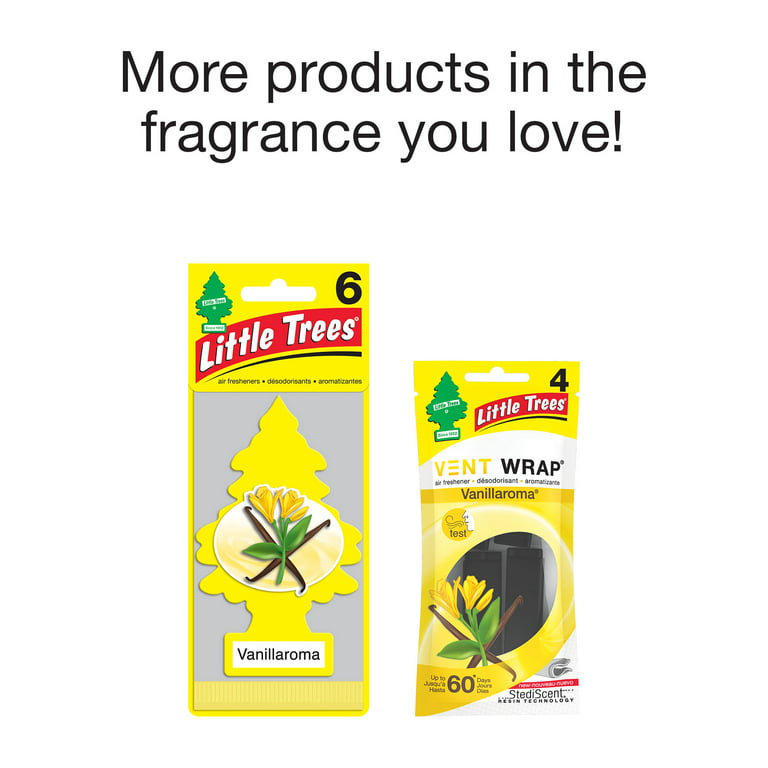 Little Trees Air Fresheners Vanillaroma Fragrance 3-Pack 