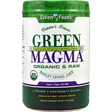 - Green Foods Organic Barley Grass Powder, 10.6 Oz