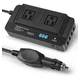 thumbnail image 1 of Inversor de corriente Portátil para Auto BLOOSOM 200W 12V a 110V Negro, 1 of 6