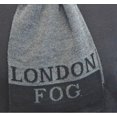 thumbnail image 5 of London Fog Adult Men Knit Hat and Scarf Set - Beanie Hat Skull Cap and Scarf Se (Grey/Black Block), 5 of 5