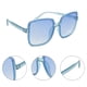 thumbnail image 2 of Gafas de tendencia de moda con gradiente de montura grande, gafas de sol simples y versátiles, materiales para PC y CA, 2 of 5