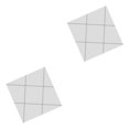 thumbnail image 4 of Naiovety quare Quilting Template Quilter Ruler Quilt Templates Rulers 2.5x2.5inch Fabric Type3, 4 of 6
