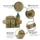 thumbnail image 5 of Xihbxyly Riñonera para Exteriores, Diseño Multifuncional, Funda Extraíble para Botella de Agua, Cómoda para Senderismo y Escalada, Imprescindible para Viajes, Poliéster Resistente, Capacidad de 4 L,, 5 of 7