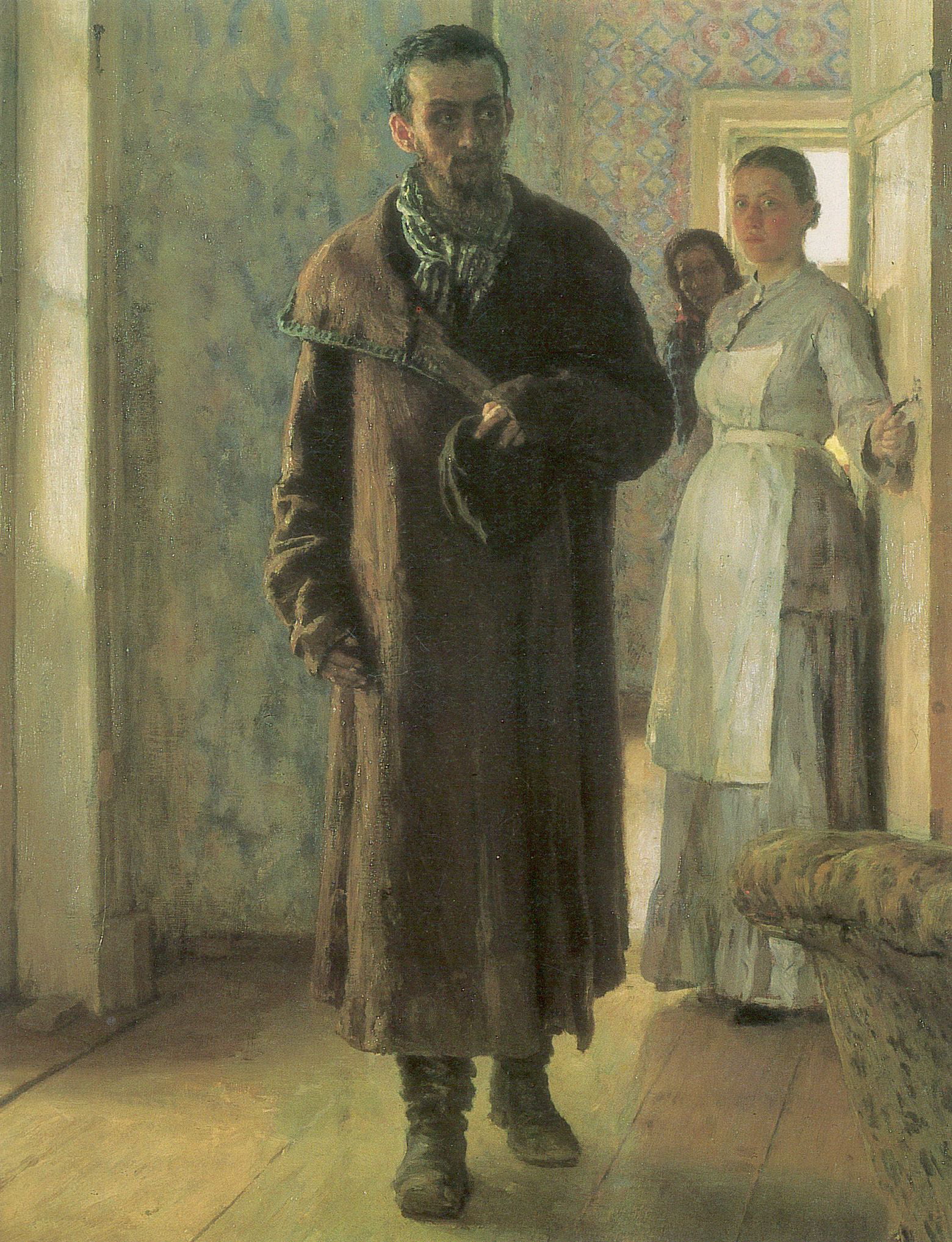Он приходил когда его не ждали. «Не ждали» и.Репин (1884—1888). Картина неждали Репина.