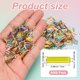 thumbnail image 3 of Uxcell 4000-Pack Cuentas Bugle, Cuentas de Vidrio de Tubo de Bordado de 2x7mm para Manualidades DIY/Pulseras/Collares Amarillo, 3 of 7
