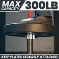 thumbnail image 4 of Synergee Silver Aluminium Barbell Collars Locking 2" Weight Clamps, 4 of 6