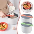 thumbnail image 2 of Microwave Rice Cooker Plastic Food Grade Microwave Cookware 2-Layer with Scoo ☆, Z9F3, 2 of 8