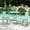 Green, variant on Whimsical 3-piece Iron Set in Teal / Water-resistant for Outdoor Enjoy