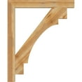 thumbnail image 3 of Ekena Millwork 4"W x 36"D x 44"H Merced Block Rough Sawn Bracket, Western Red Cedar, 3 of 4