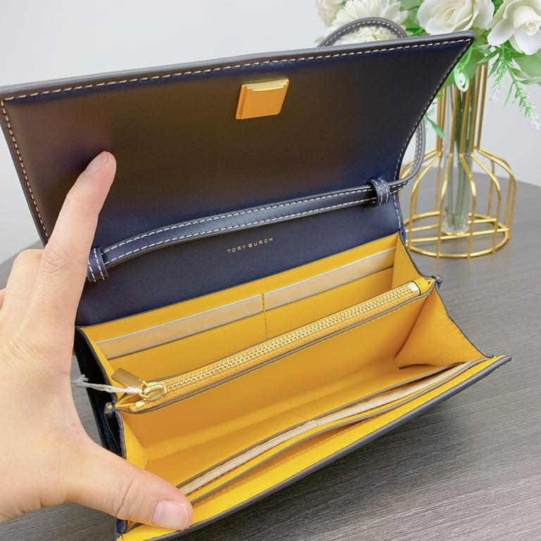 ☆☆Tory Burch☆☆ 24SS Tory Burch Medium Wallet 156005 001 New Tory Burch T Monogram Jacquard Wallet Crossbody Clutch