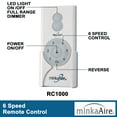 thumbnail image 5 of 3 Blade Outdoor Ceiling Fan-65 Inches Wide-Coal Finish Minka Aire Fans F789-Cl, 5 of 9