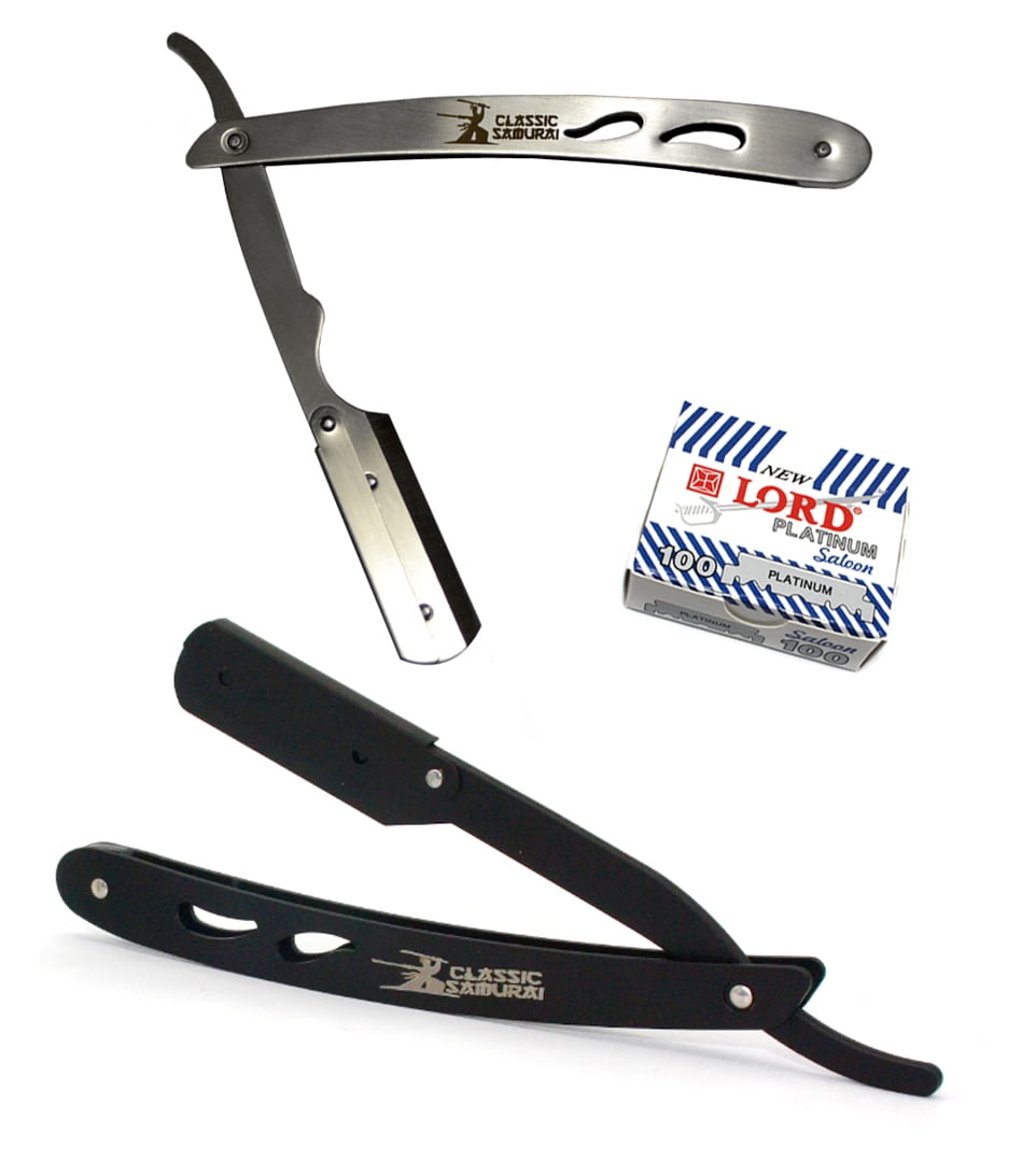 Classic Samurai CS102 + CS Matte Black Professional Barber Straight