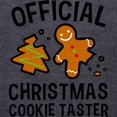 thumbnail image 3 of CafePress - Official Christmas Cookie Taster Men's Deluxe T Sh - Mens Tri-blend T-Shirt, 3 of 4