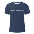 thumbnail image 4 of Men Blouses Athletic Tee Shirts Men Long Sleeved Tee Long Sleeve Shirts for Dressy Mens with Different Patterns Workout Shirt Ling Sleeved Shirt Men's Polyester T Mens Trendy Tops Yoga Navy 5XL, 4 of 4