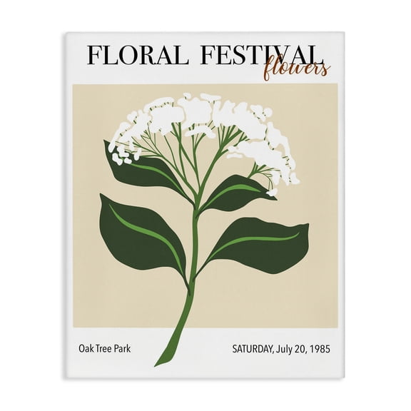 Stupell Industries Eclectic Retro Floral Festival Canvas Art, 16 x 20, by Regina Moore