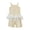 Yellow, variant on Stamzod Toddler Girl Outfits Casual Lace Camisole Tops Ribbed Shorts Set Girls Summer Clothes Black 2 Years