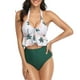 thumbnail image 3 of Traje de baño de una pieza HUOGUO, traje de baño sexy de pecho alto para mujer, 3 of 3