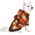 thumbnail image 2 of Fotbe Vintage Basketball Sudadera con Estampado para Perros Pequeños – Suéter con Capucha para Mascotas, Tela Suave de Forro Polar con Bolsillo-Small, 2 of 7