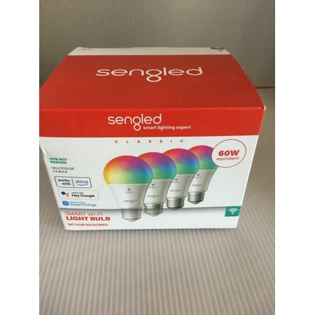 Sengled Smart Bulb, WiFi Light Bulbs, Color Changing Light Bulb 4Pack