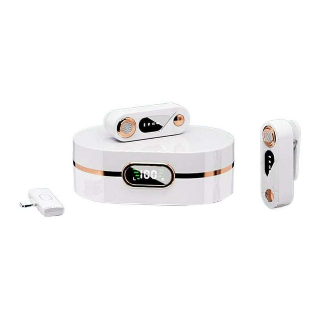 Cateissary Micrófono inalámbrico de solapa con sonido claro y tecnología de cancelación de ruido Teléfono y Comunicación relámpagos S36