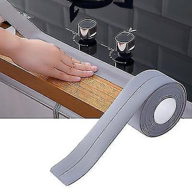 tiras adhesivas de cinta impermeables para baño, sellador blanco antimoho