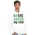 thumbnail image 3 of Funny Saint Patrick's Day Irish Pride Zip Up Hoodie Men's Women's Brisco Brands S, 3 of 5