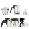 thumbnail image 1 of Cafetera Italiana Visible Del Pote De Moka Del Acero Inoxidable Para Ministerio Del Interior, Manija Resistente Al Calor, 1 of 7