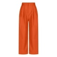 thumbnail image 5 of Simua Wide Leg Pants Woman High Waisted Fashion Suit Pants, 5 of 6
