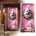thumbnail image 1 of Easter Holiday Door Curtain Decorative Banner Featuring Festive Egg Bunny Design For Spring Party Celebration, 1 of 5