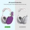 thumbnail image 2 of Funda rígida para AirPods Max ProCase con almohadilla de silicona, color morado, 2 of 6