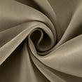 thumbnail image 6 of Sun Zero Nolan Energy Efficient Blackout Grommet Single Curtain Panel, 54" X 108", Barley Brown, 6 of 8
