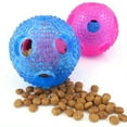 thumbnail image 4 of Pet Enjoy Dog Treat Ball,Interactive Treat Dispensing Ball Dog Chew Toy,Slow Feeder Dog Puzzle Toys and Tough Durable Dog Chew Toys for Dogs and Cats, 4 of 8